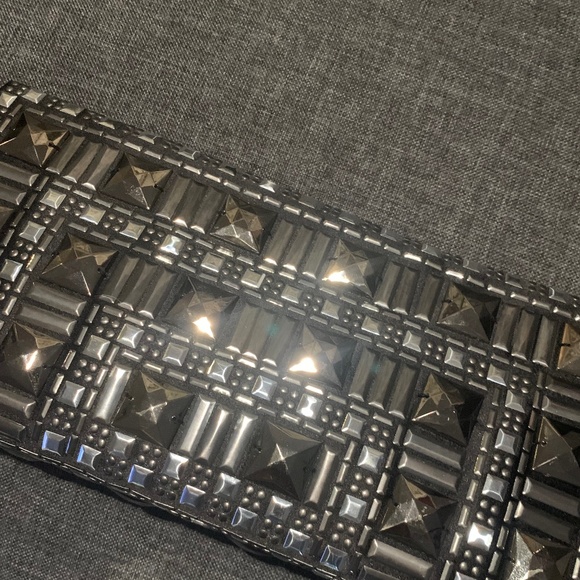 BCBGMaxAzria Studded Clutch - Picture 9 of 12